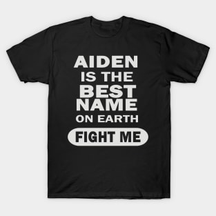 Aiden boy name name birthday birth T-Shirt